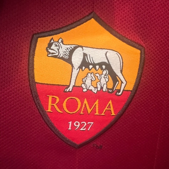 Nike Roma 4014/15 home futbol soccer shirt jersey men’s Medium - Picture 3 of 10